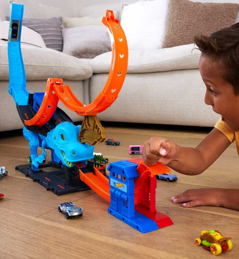 Mattel Hw City Smyčka Se Žravým T-Rexem Obrázok produktu 16