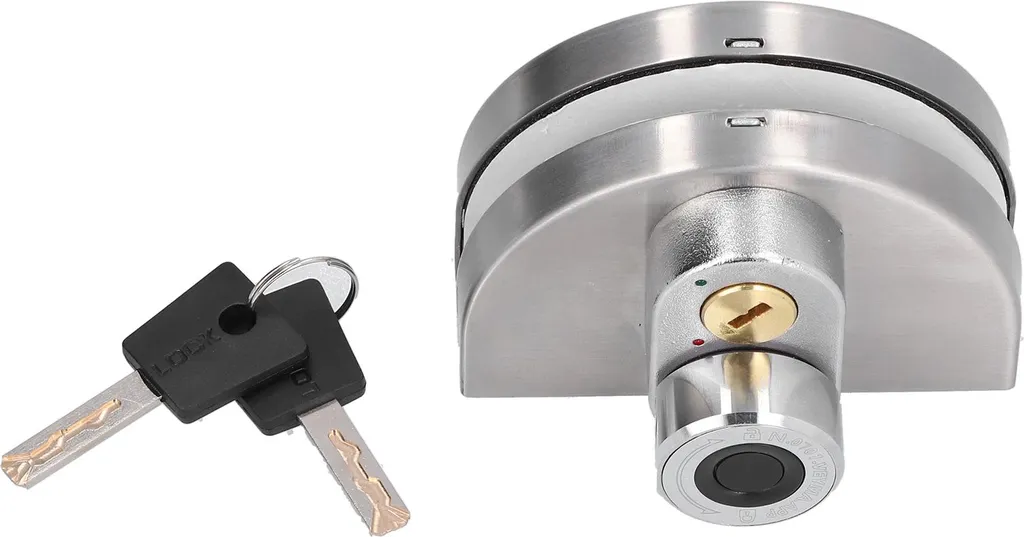 Serrure électronique à empreinte digitale porte en verre simple 3,7V
