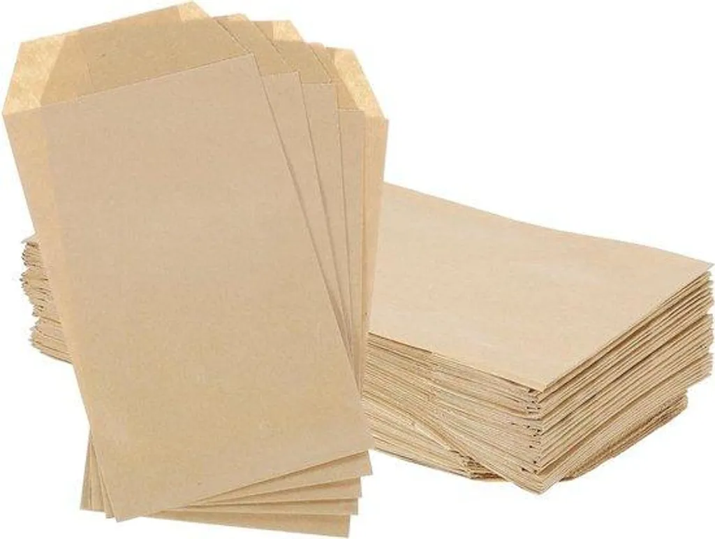 Sacs papier kraft anti-gras pour pâtisserie - 100 sachets durables
