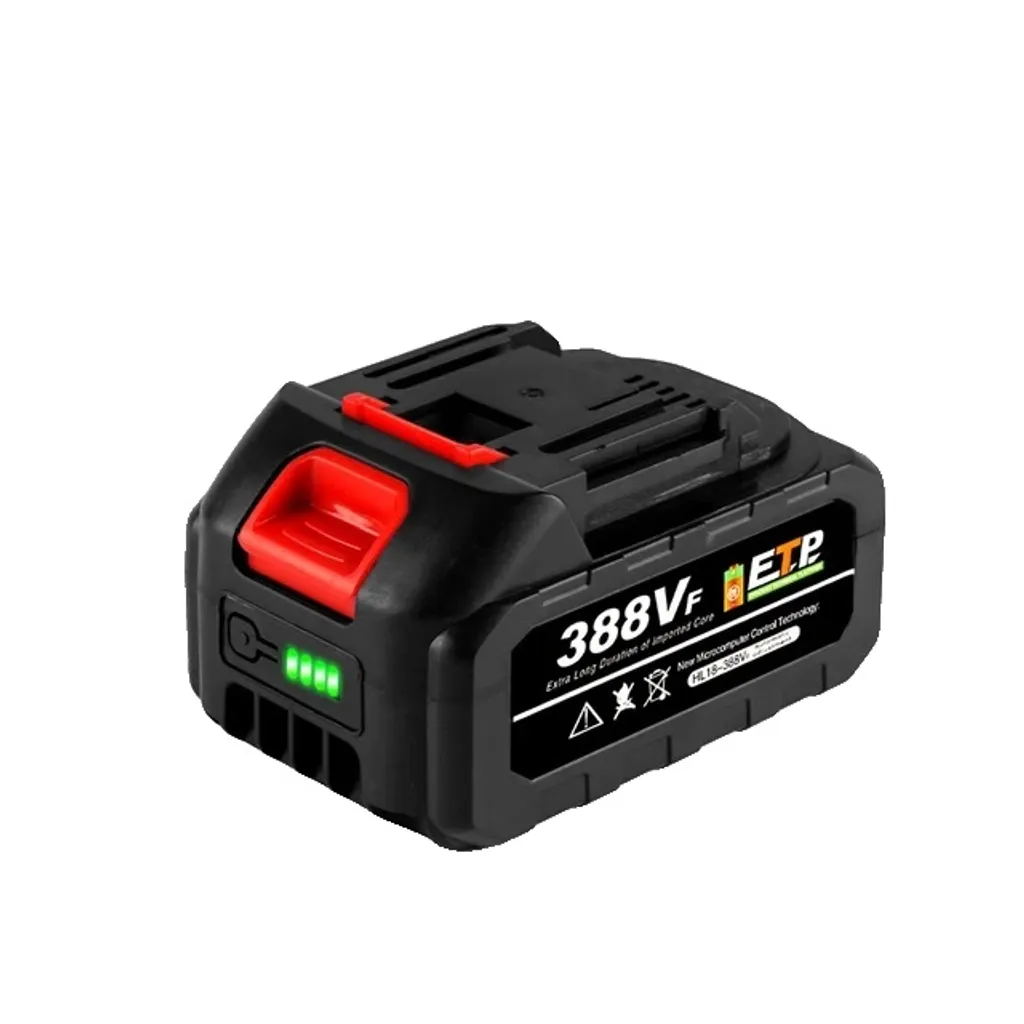 Batterie rechargeable 18V Lithium 388VF avec indicateur LED de charge