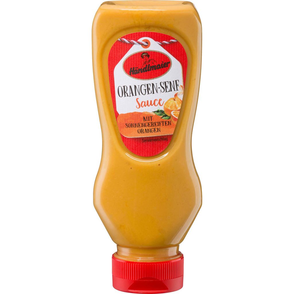 Händlmaiers Feinkost Orangen Senf Sauce vegetarisch Produktbild 
