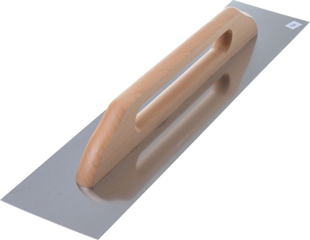 Aqbau Schweizer Glättekelle Aufziehplatte Aufziehglätter Edelstahl (580x130mm)