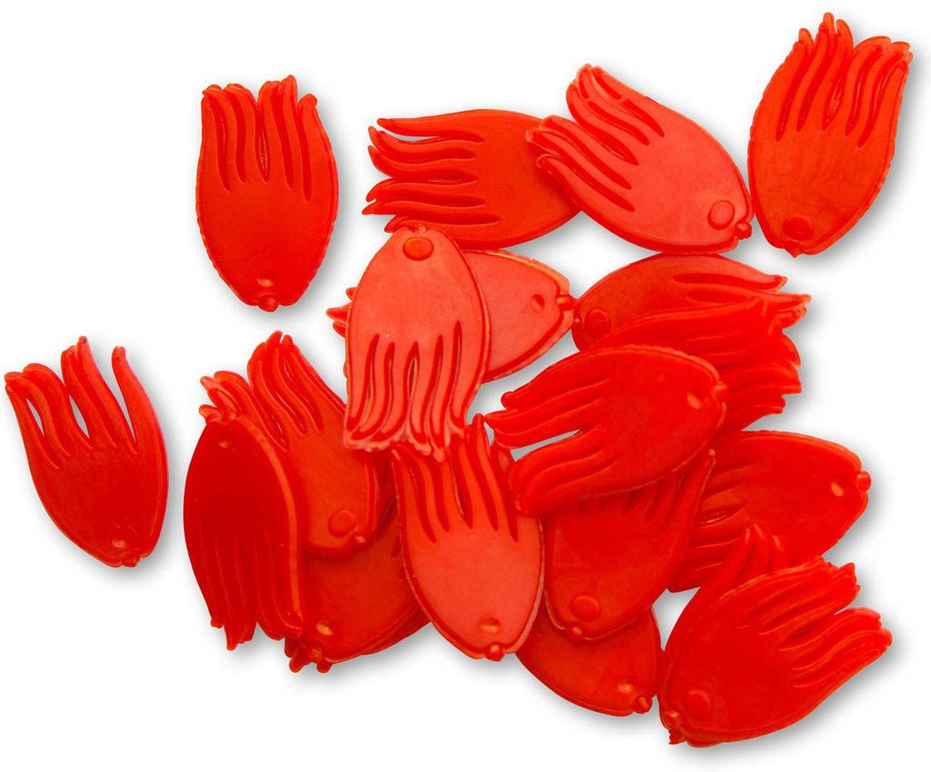 Quantum Mr Pike Spotty rot - 20 Köderstopper Fähnchen Produktbild 