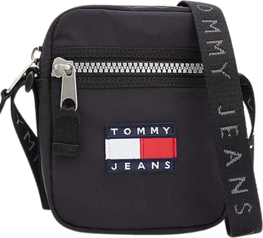 Geldbeutel Tommy Jeans Am0am10896 Schwarz Nylon