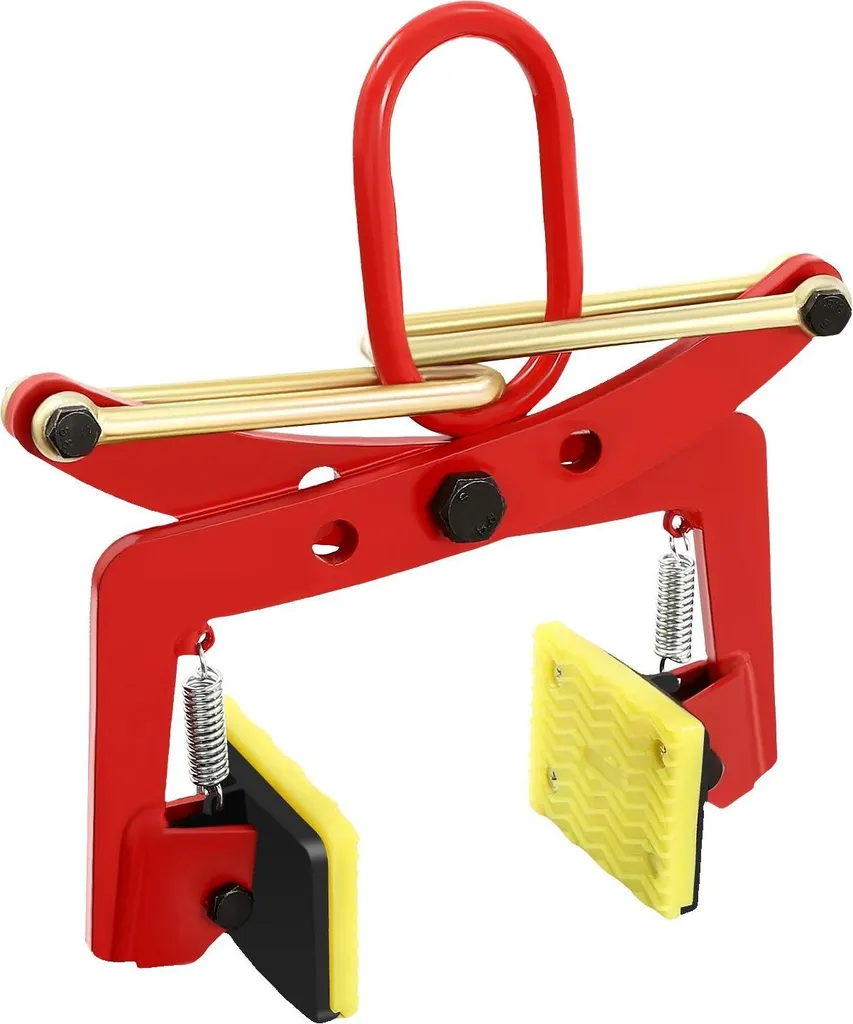 Pince de levage acier et polyuréthane 330kg - Ouverture auto 10-24cm