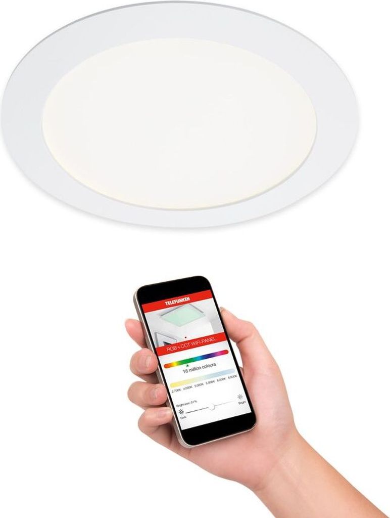 Lampada da incasso LED Smart WiFi Controllo tramite app Immagine del prodotto 