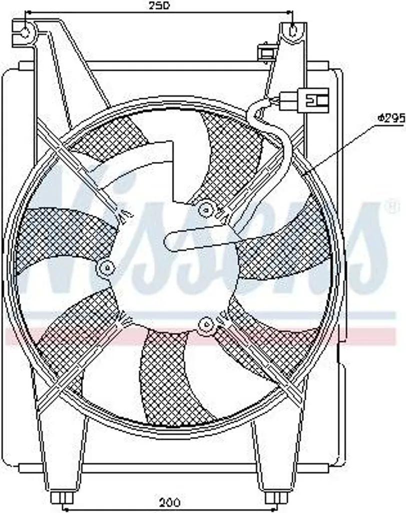 Ventilateur de refroidissement moteur pour Sonata - NISSENS 85088