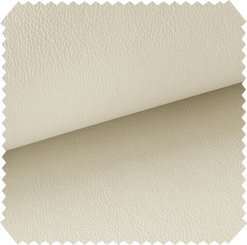 novely FLEN UV+ - Wasserfestes Outdoor Kunstleder - Schwer Entzündbarer Möbelstoff - Pflegeleichte Meterware 1 lfm - Farbe: 05 Creme