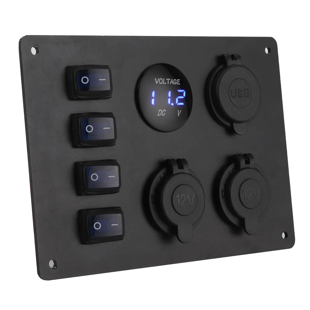 Panneau interrupteur bateau : solution étanche pour tableau de bord