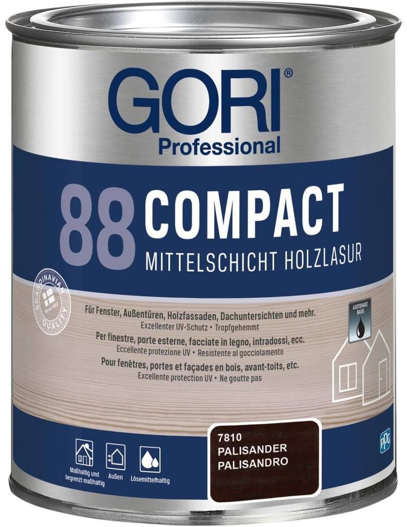 GORI Professional 88 COMPACT, Mittelschicht-Holzlasur, Produktbild 