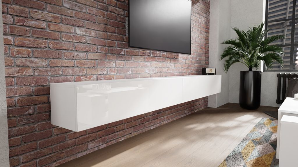 PLATAN ROOM Fernsehschrank TV-Lowboard 280 cm (2x140) In Produktbild 8