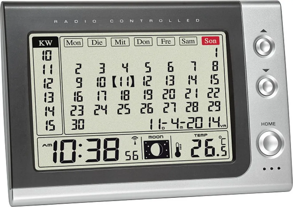 Horloge radio-pilotée TFA 60.2529.54 avec réglage de l'heure automatique