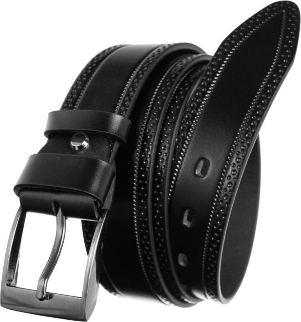 Rovicky | Herren Ledergürtel, mit klassischer, Schnalle - 105 cm