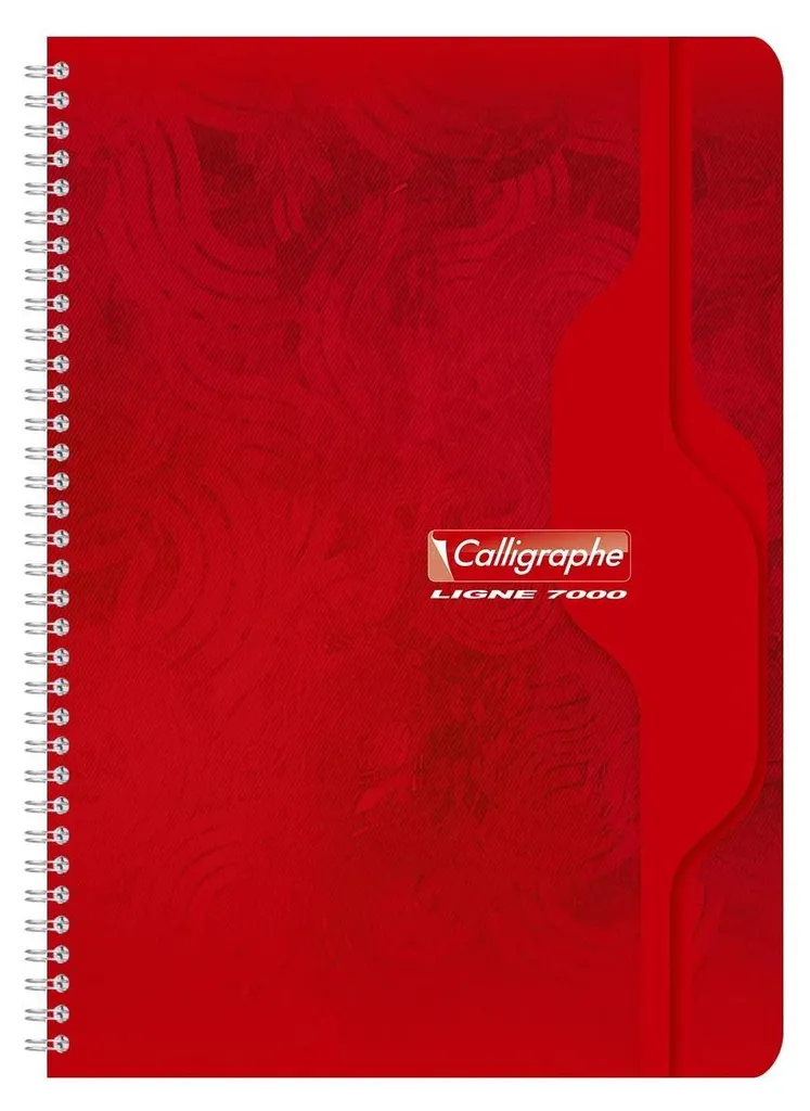 Calligraphe 2406C Lot de 10 Carnets à Spirales A4 50 Feuilles 70g Lin