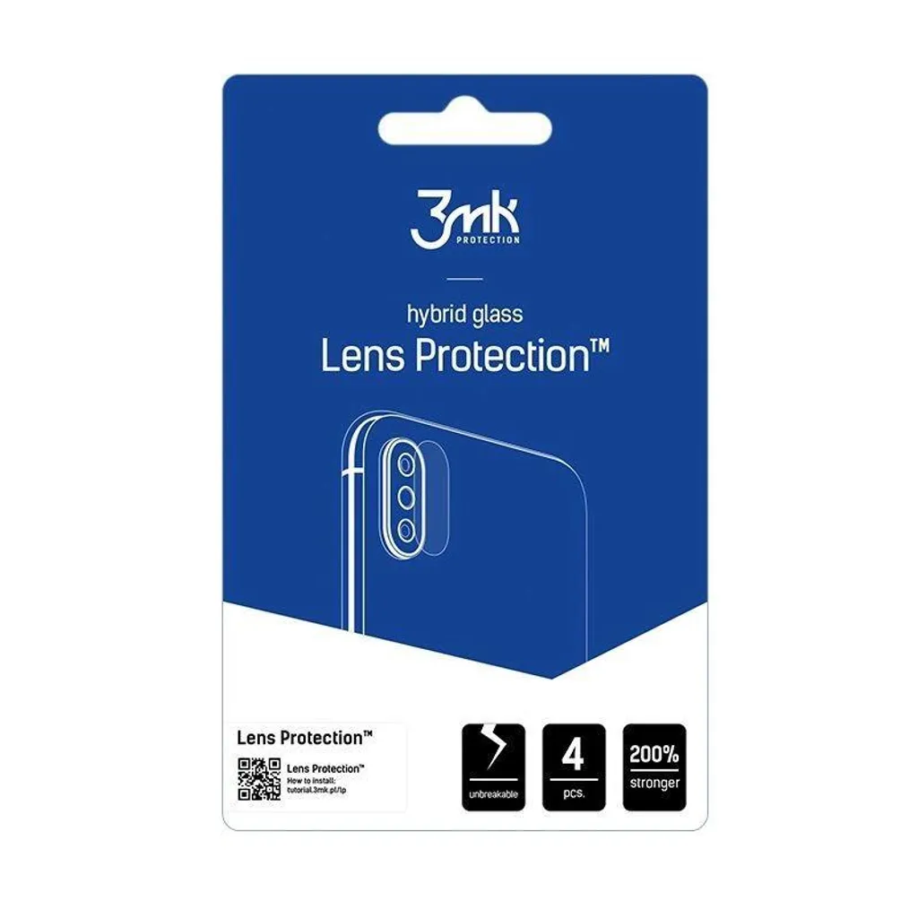 3mk Lens Protection per Galaxy S24 FE - Vetro Ibrido Anti-Graffio 6H - 5