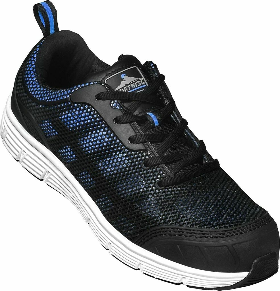Portwest FT15 Steelite Tove Trainer S1P Black/Blue Gr. 41