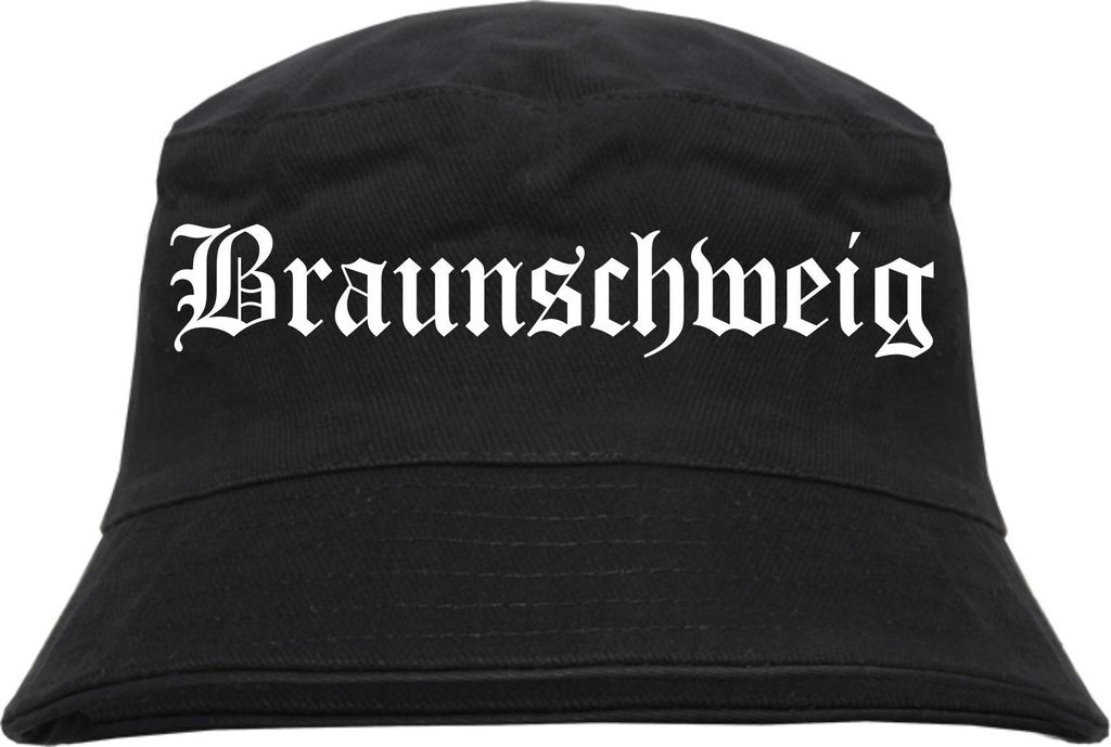 Braunschweig Fischerhut - Altdeutsch - bedruckt - Bucket Produktbild 