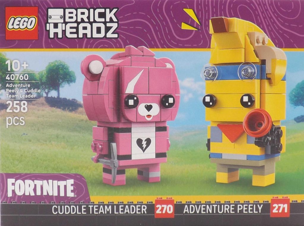 Lego 40760 BrickHeadz Banana Adventure and Cuddle Team Leaderbeschädigt