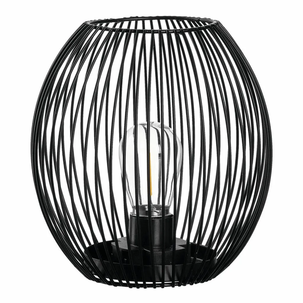 Leonardo Casolare Lanterne LED noire 18 cm - Lanterne décorative moderne