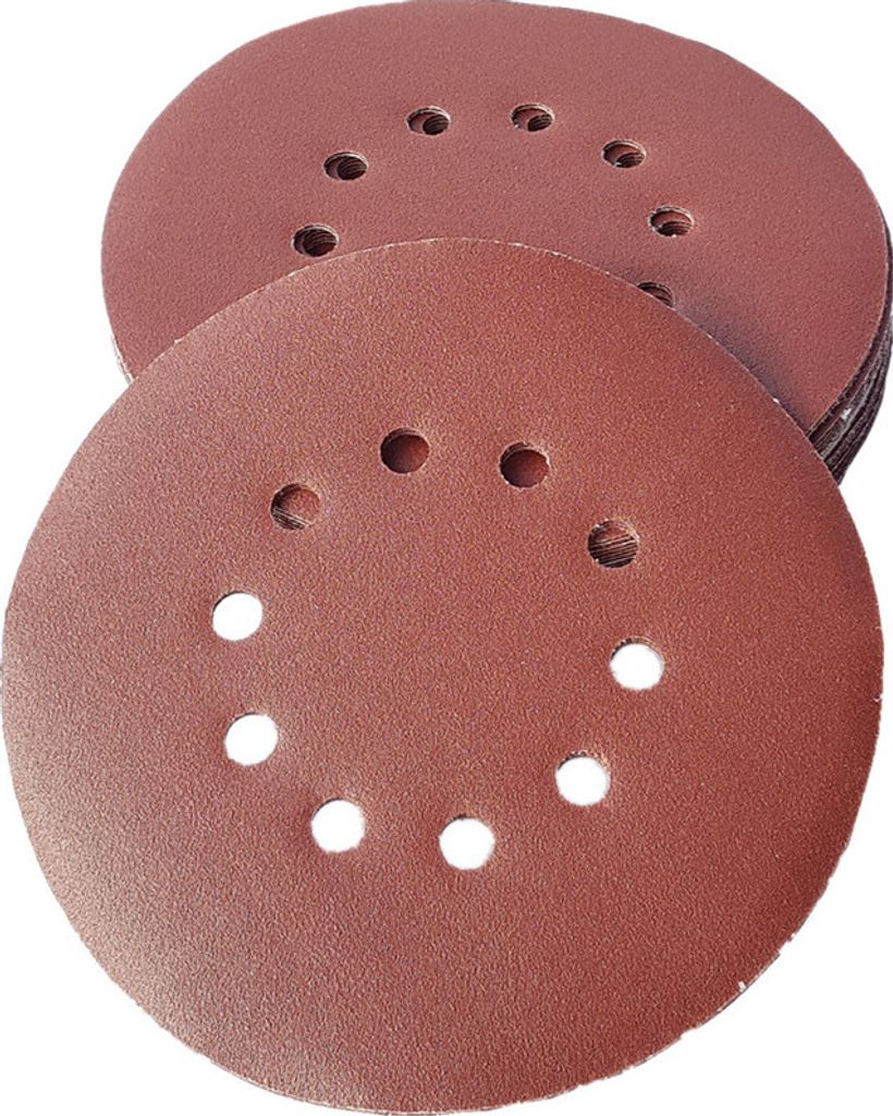 50x Klett Schleifscheiben Ø225mm Körnung P60 Schleifpapier Trockenbauschleifer BOHRFUX