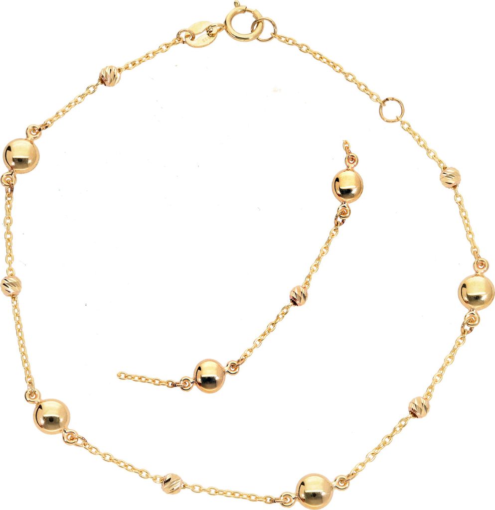Verstellbares filigranes Armkettchen echt Gold 333 (8 kt)