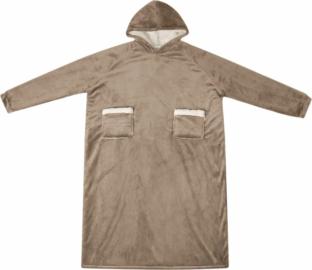 vidaXL Blanket Hoodie Camel XL | Pile & Flanella per il massimo Comfort