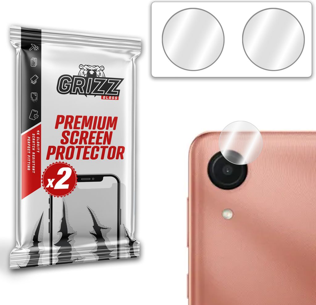 Glas für die Kamera GrizzGlass HybridGlass für Samsung Galaxy M04