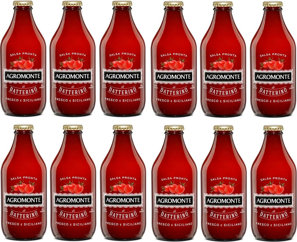 12x Agromonte Salsa Pronta di Pomodoro Datterino Fertige Produktbild 