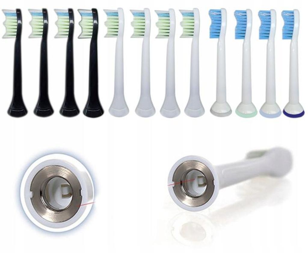 12 Stück Ersatzbürstenköpfe für SONICARE DIAMOND CLEAN Zahnbürsten