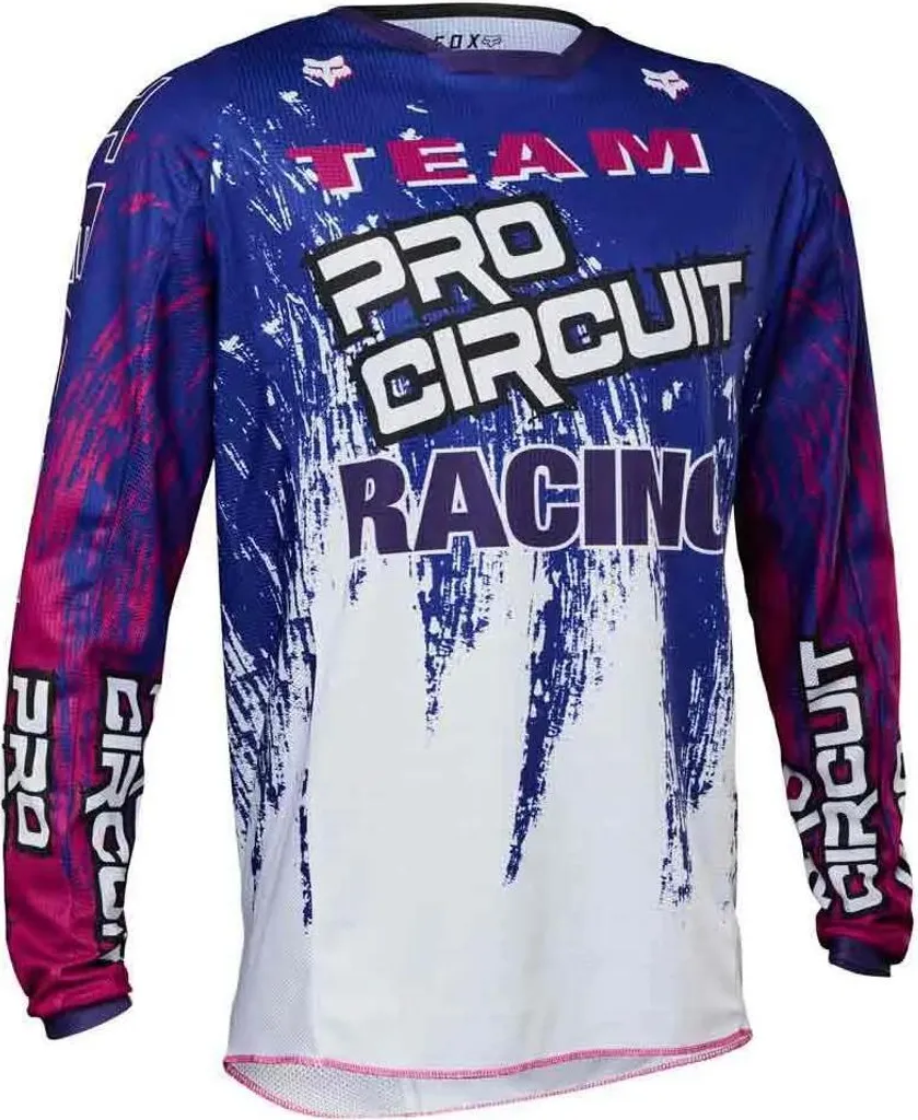 Maillot de motocross Fox 180 Pro Circuit respirant et léger