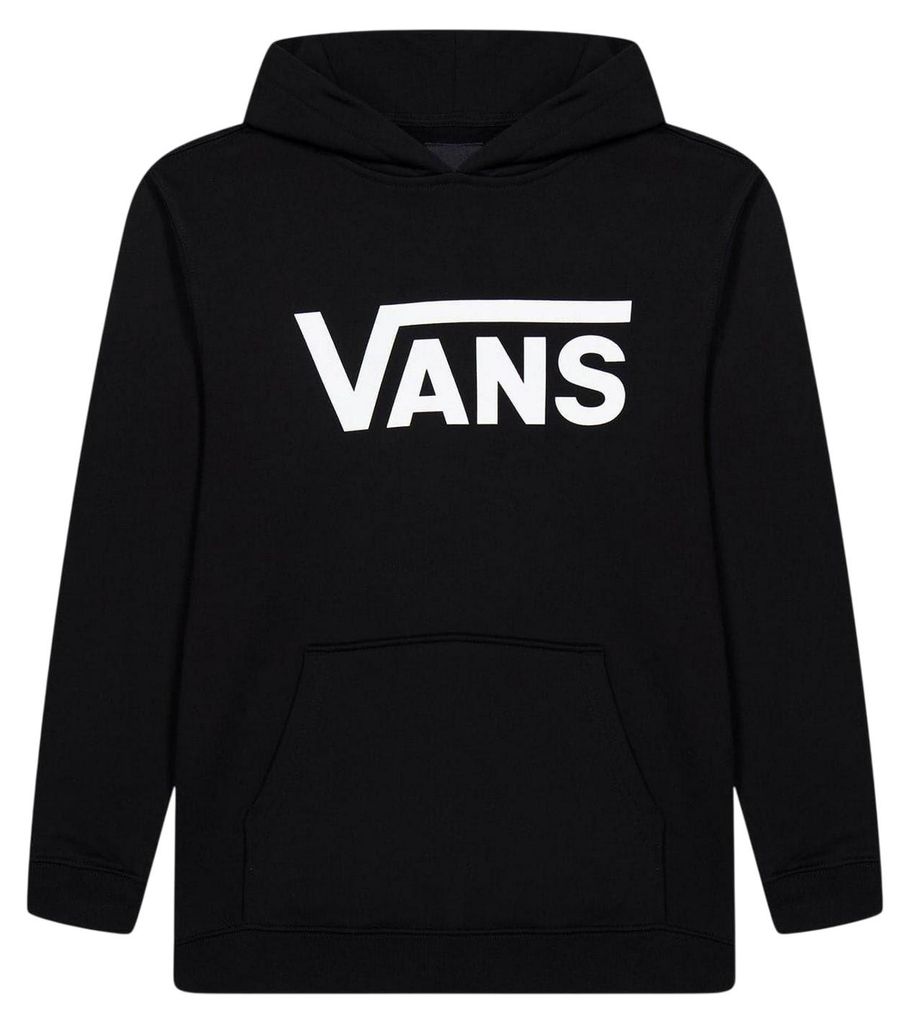 Vans - "Classic" Kapuzenpullover für Kinder, gerippt, Langärmlig GT15411 (128) (Schwarz/Weiß)