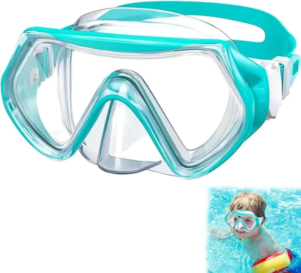 Fini l'eau dans le nez avec ces lunettes de plongée enfant 180° HD