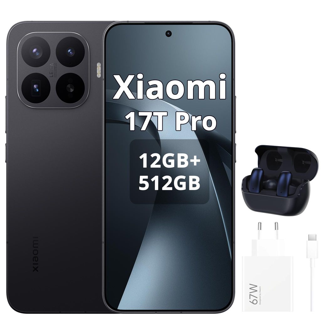 Xiaomi 17T Pro 5G 12+512GB, čierna, smartfón s Androidom Obrázok produktu 