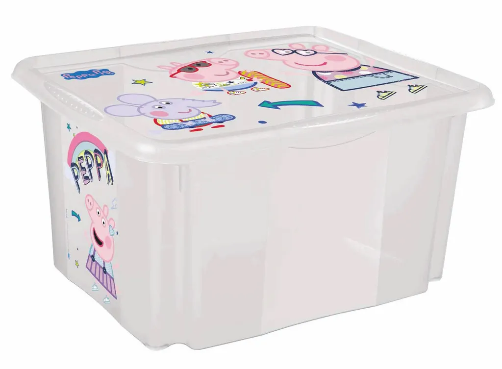 Boîte Karolina Peppa Pig 45L Grand Volume en Plastique Sans BPA keeeper