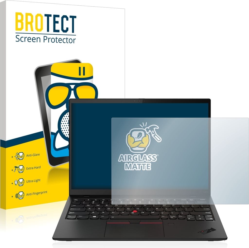BROTECT Entspiegelungs Schutzglas für Lenovo ThinkPad X1 Nano Schutzfolie Panzer Folie Glas Display Schutz matt