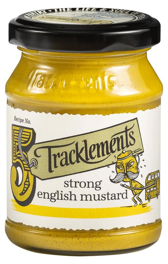 Tracklements Sterke Engelse Mosterd, 140g Productafbeelding 