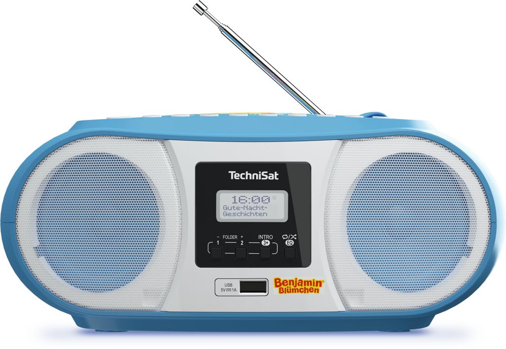 TECHNISAT Boombox 3W FM/DAB+ CD BT MP3 USB BenjaminBlümchen Image du produit 