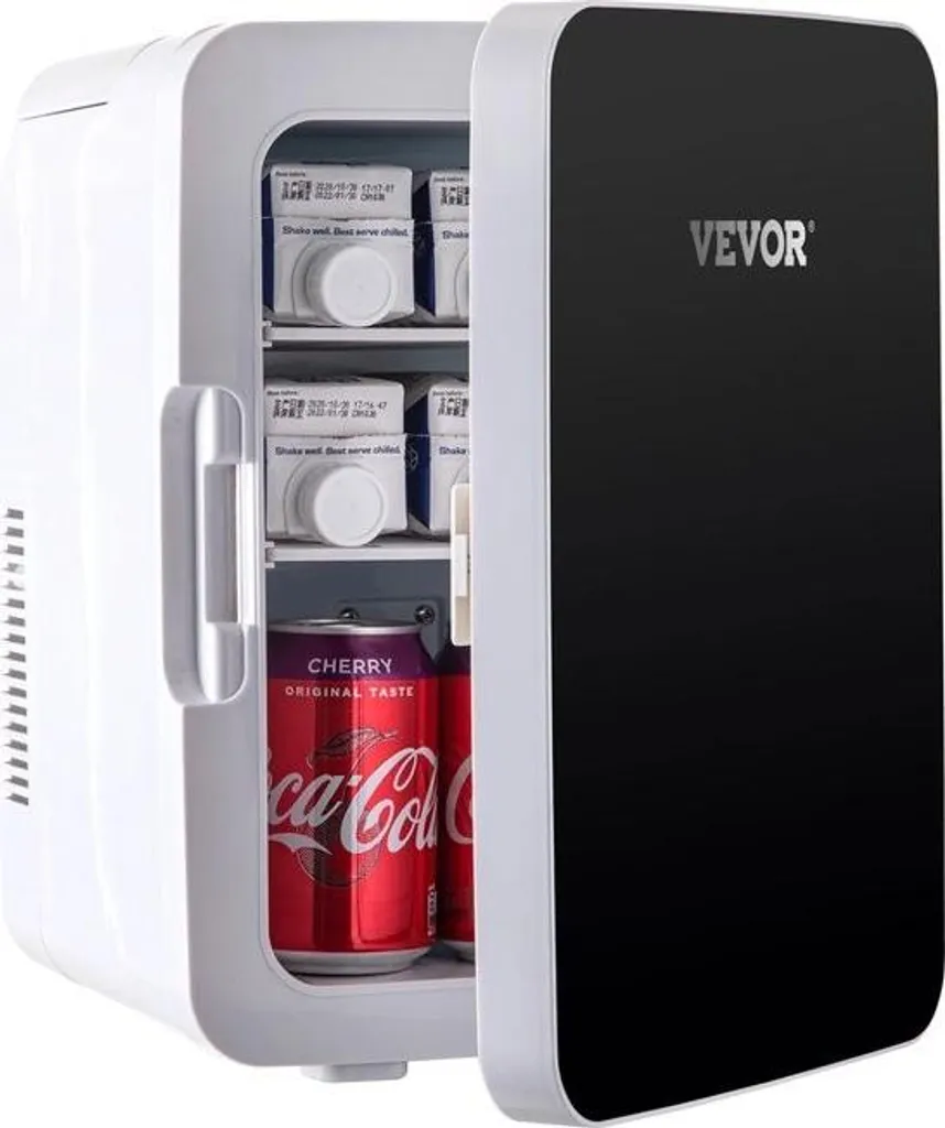 Vevor Mini-réfrigérateur 10L Portable - Glacière de Voiture 12V et 220V