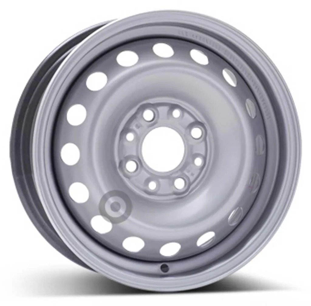 Jante ALCAR ACCIAIO 4450 Argent 5x13 4x98 ET 35 haute résistance