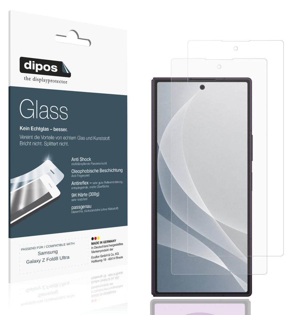 2x Protection écran pour Samsung Galaxy Z Fold8 Ultra Face Image du produit 