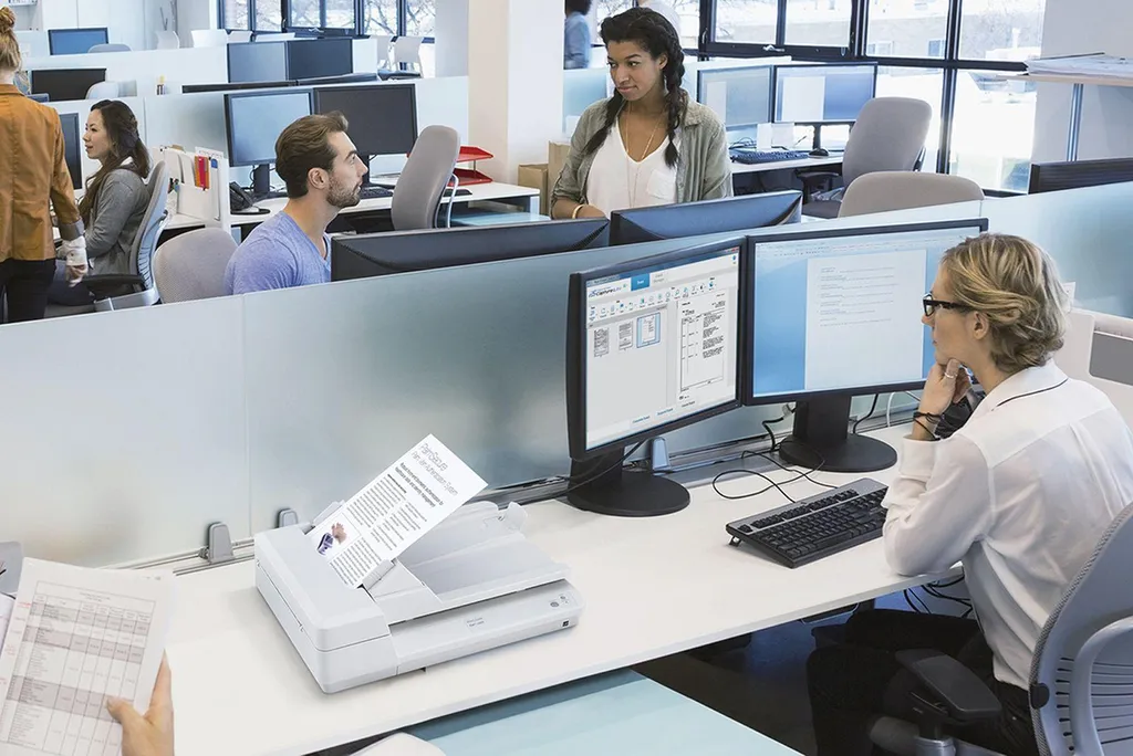 Scanner de documents de bureau pour dématérialisation Fujitsu A4 - 6