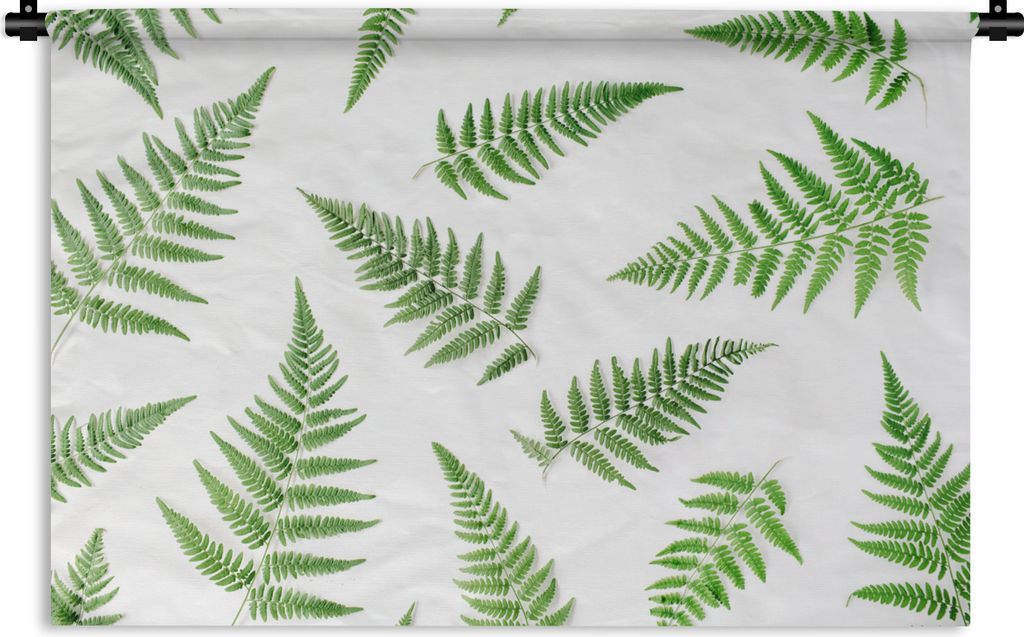 MuchoWow Wandteppich Wandbehang Tropisch - Farn - Grün 120x80 cm Tapisserie Dekoration Wandtuch - Wanddekorationen - Wandtücher