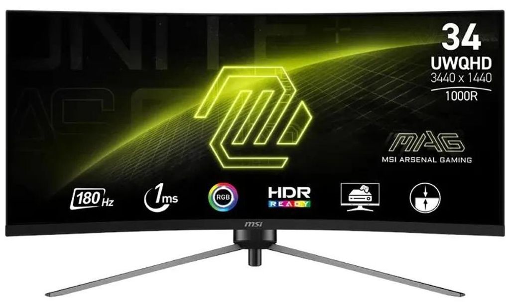 MSI MAG 345CQRF E20, 86,4 cm (34"), 3440 x 1440 Pixel, Produktbild 