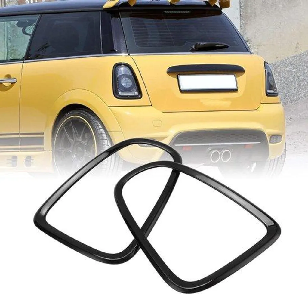 Kit personnalisation feux arrière noir brillant pour Mini R56 et R57 JCW