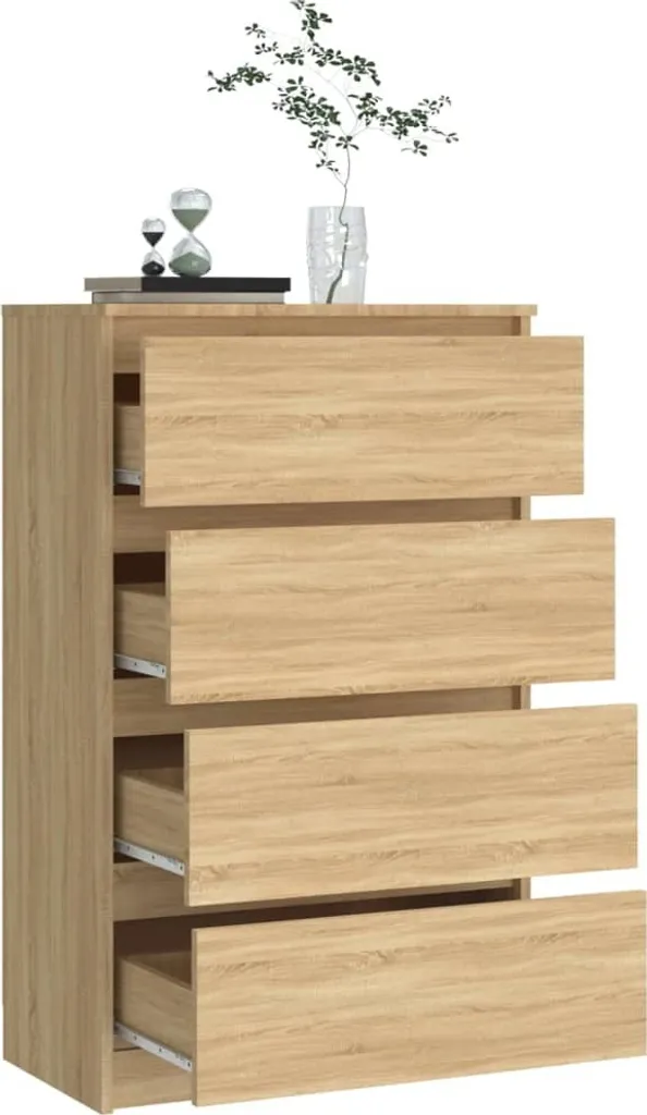 Maison Exclusive - Credenza Sonoma-Rovere 60x35x98,5 cm Materiale ligneo - 5