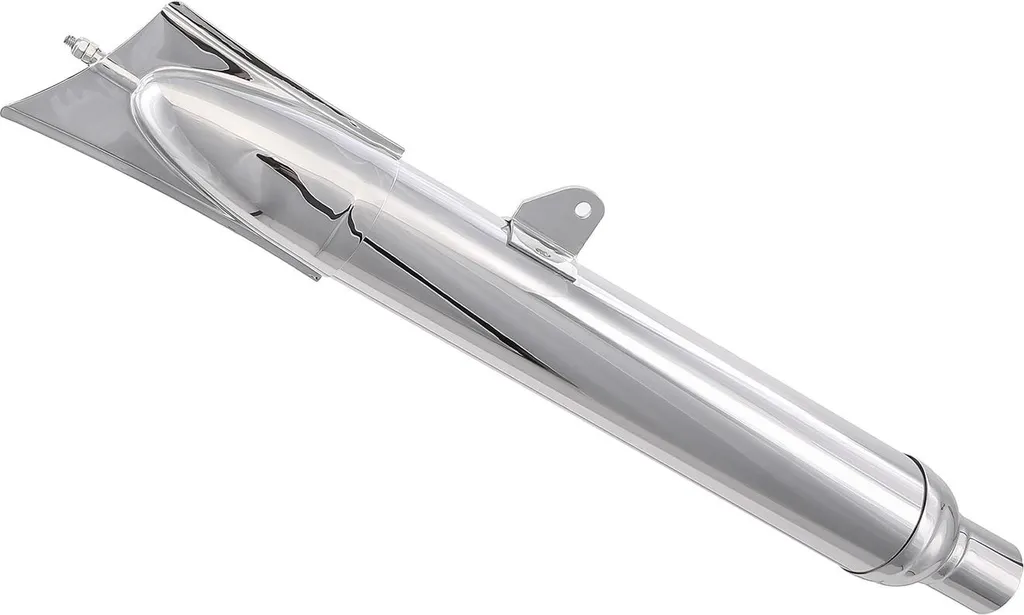 Échappement pour restauration BK 350 - Kit 3 pièces chromé homologué