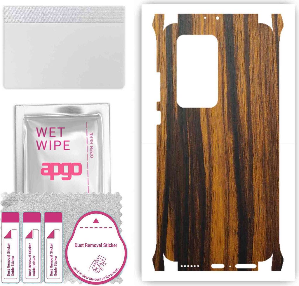 apgo Rückseite + Seiten Schutzfolie, Skin, kompatibel mit Huawei P40 Pro Plus, Hinten Displayschutzfolie aus Vinylfolie, kratzfest, einfache Monta...