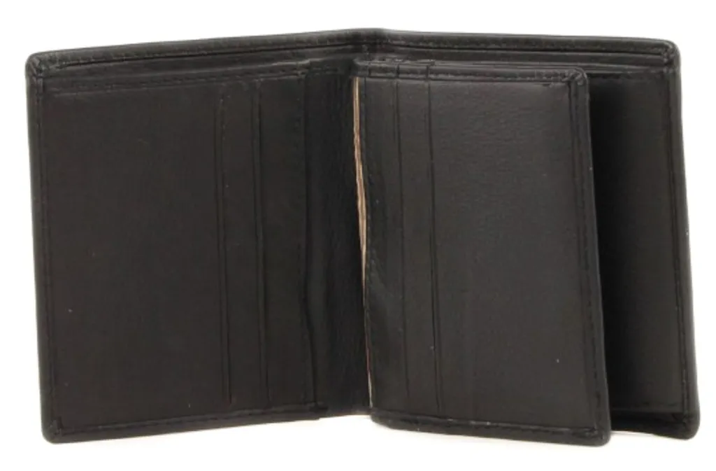 Bruno Banani New York High Wallet: Portafoglio Nero Uomo Urban Style