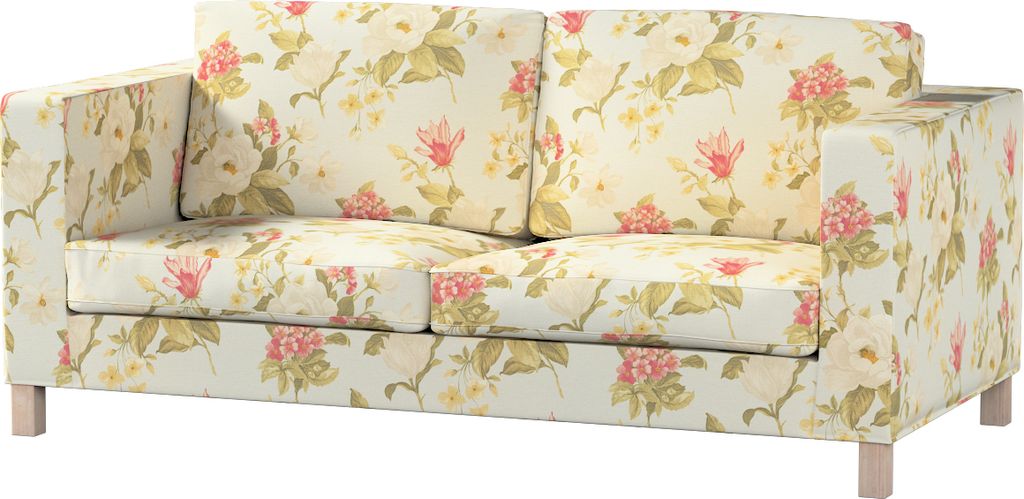 Dekoria Bezug für Karlanda Schlafsofa, kurz, blau-grün, Bezug für Schlafsofa Karlanda kurz