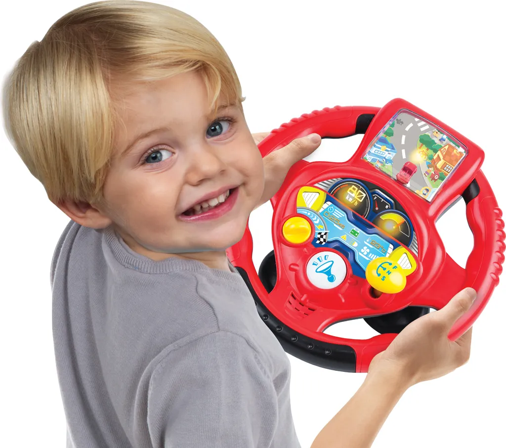 SmilyPlay Volant Interactif Master avec Sons et Lumières pour Bébé